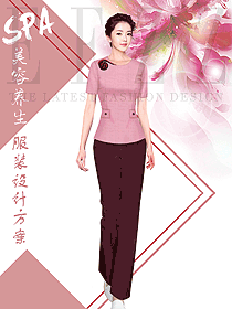 时尚女款医疗美容制服设计图806