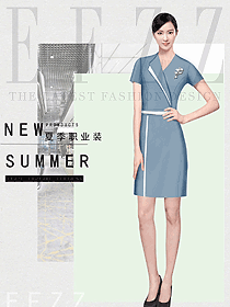 女职业装夏装制服设计图1143