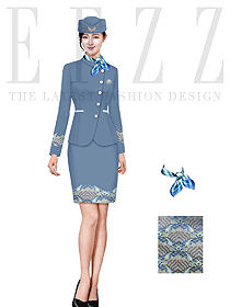 原创制服设计空姐服装设计图883
