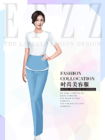 时尚养生会所服务生制服设计图952