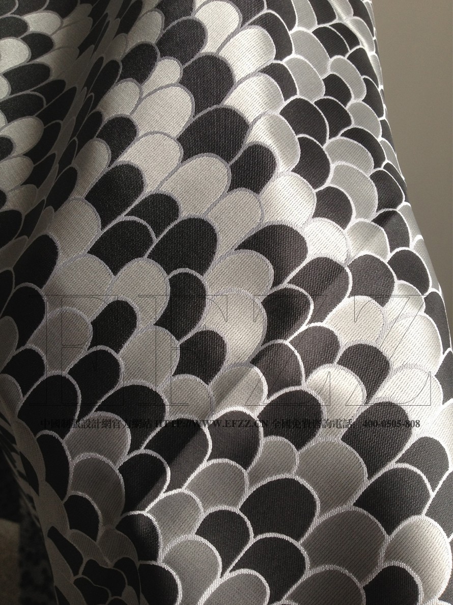 制服面料 鳞纹高密