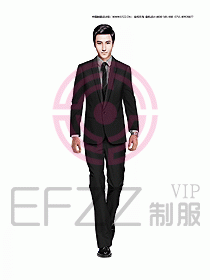 男职业装西服设计图286