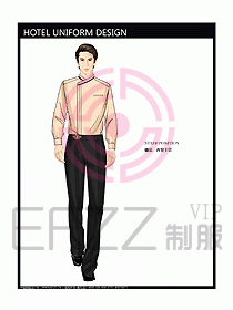 酒店西餐厅领班制服设计图055