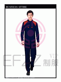 春秋款工程服服装效果图814