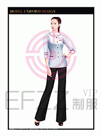 SPA按摩技师制服设计图917