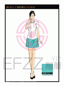 SPA按摩技师制服设计图975