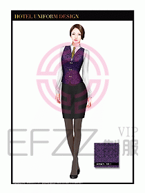 酒店西餐服务员制服设计941