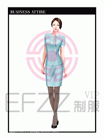 按摩技师美容制服设计1057