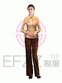 中餐服务员制服317