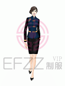 中餐服务员制服535