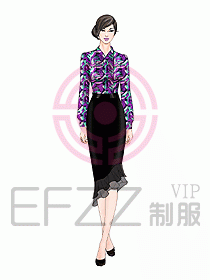中餐迎宾制服421