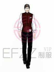 中餐服务员制服834