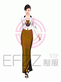 酒店西餐咨客制服设计图264