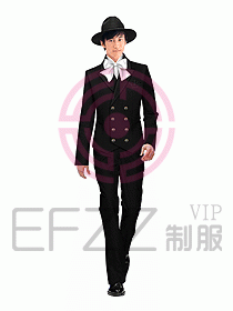 酒店门童制服设计效果图649