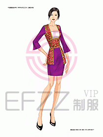KTV男女服务员制服设计图269