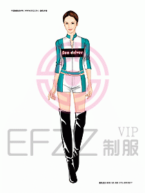 KTV男女服务员制服设计图337