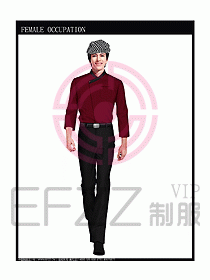 快餐厅制服设计图034